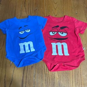 M&M onesies